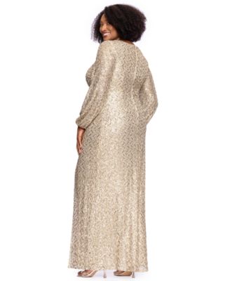 gold plus size maxi dress Dresses party gold plus size dress