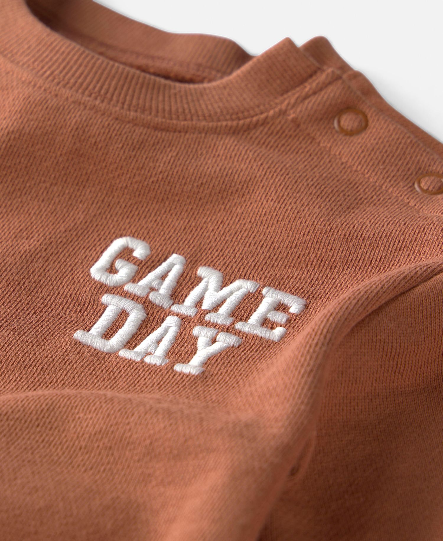 Baby Boys' or Baby Girls' Game Day Long-Sleeve Graphic Bubble