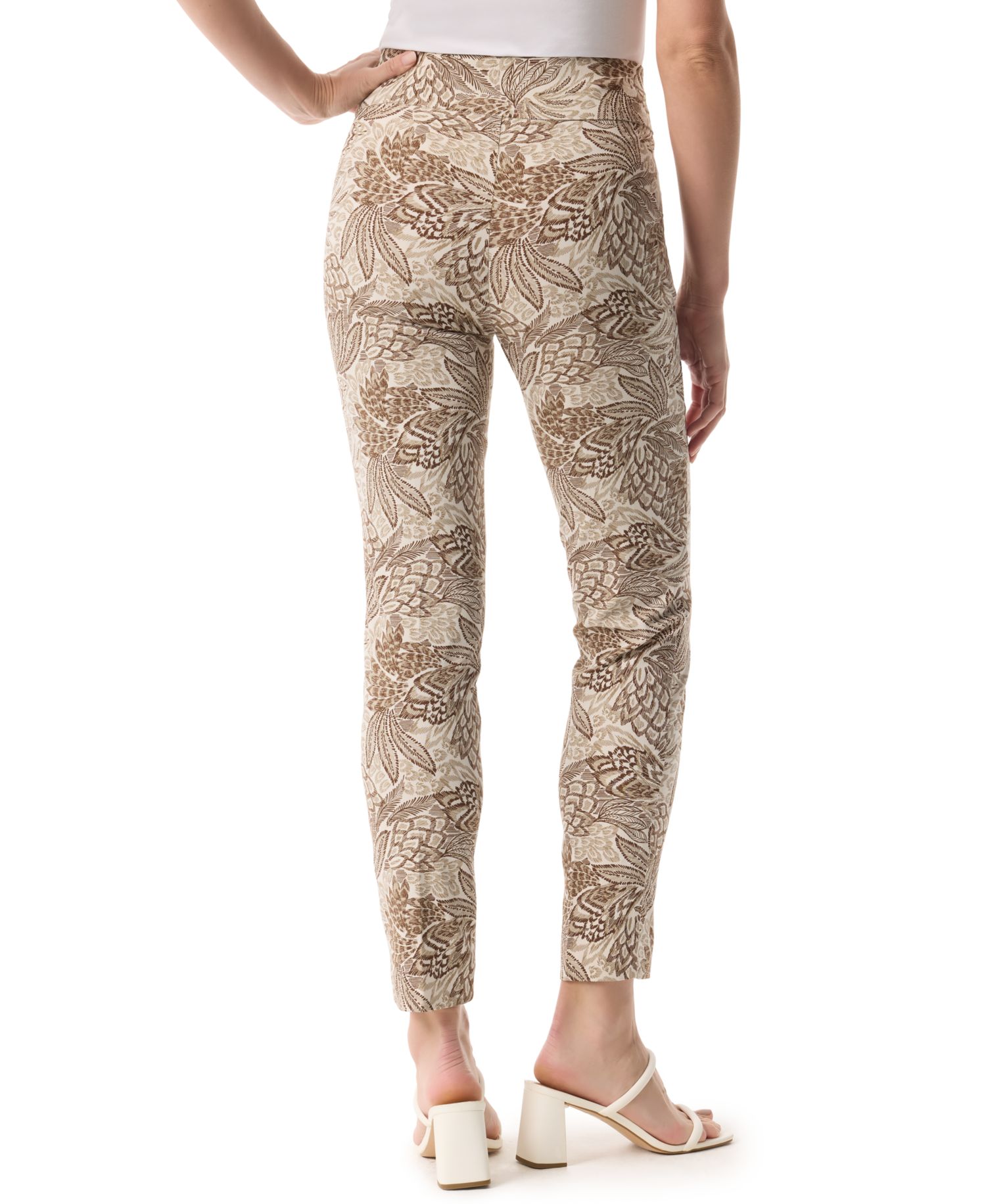 Women's Tummy-Control Pull-On Slim Trousers, in Regular, Short & Long