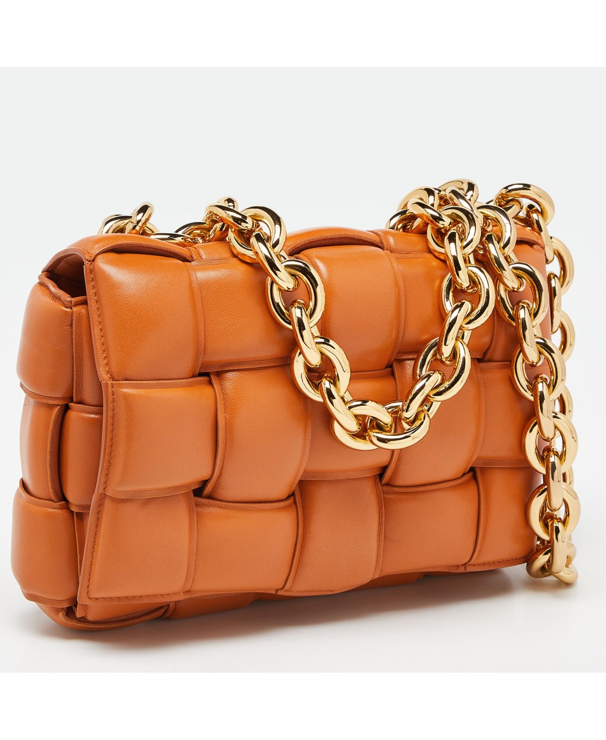Pre-Owned Bottega Veneta Women's Chain Cassette Padded Leather Shoulder Bag