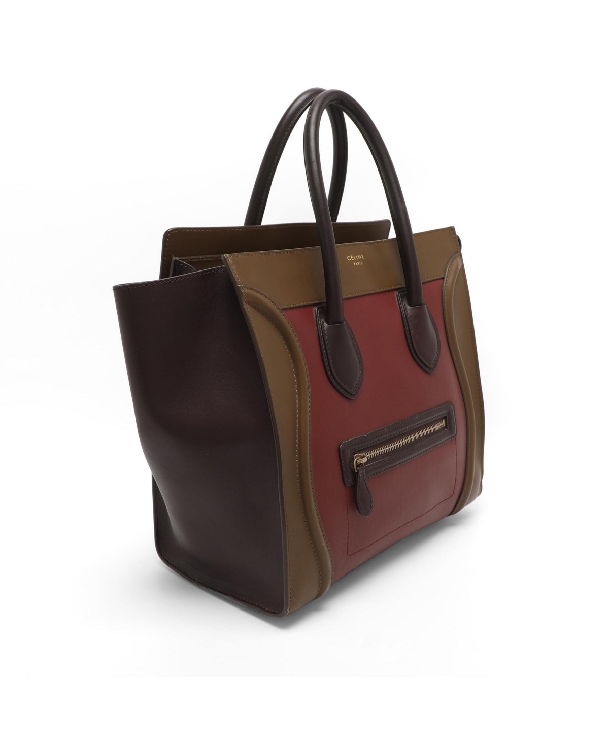 Pre-Owned Celine Women's Mini Luggage Leather Tote