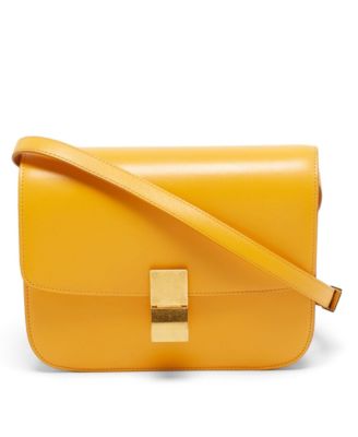 Women's Classic Box Leather Shoulder Bag