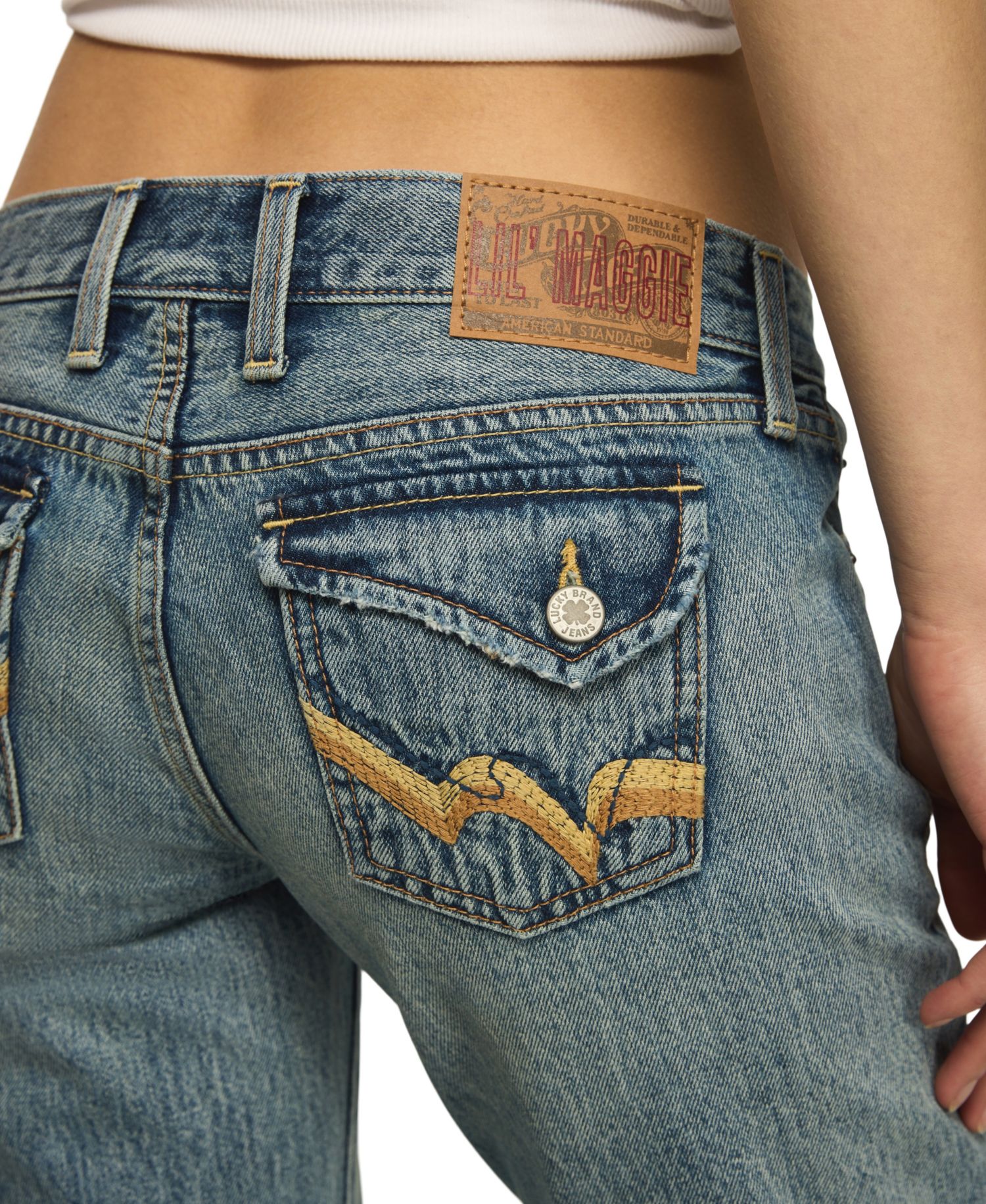 Women's Lil Maggie Ultra Low Rise Flare Jeans