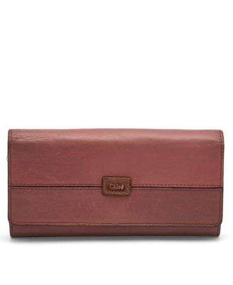 Women's Logo Flap Leather Continental Wallet
