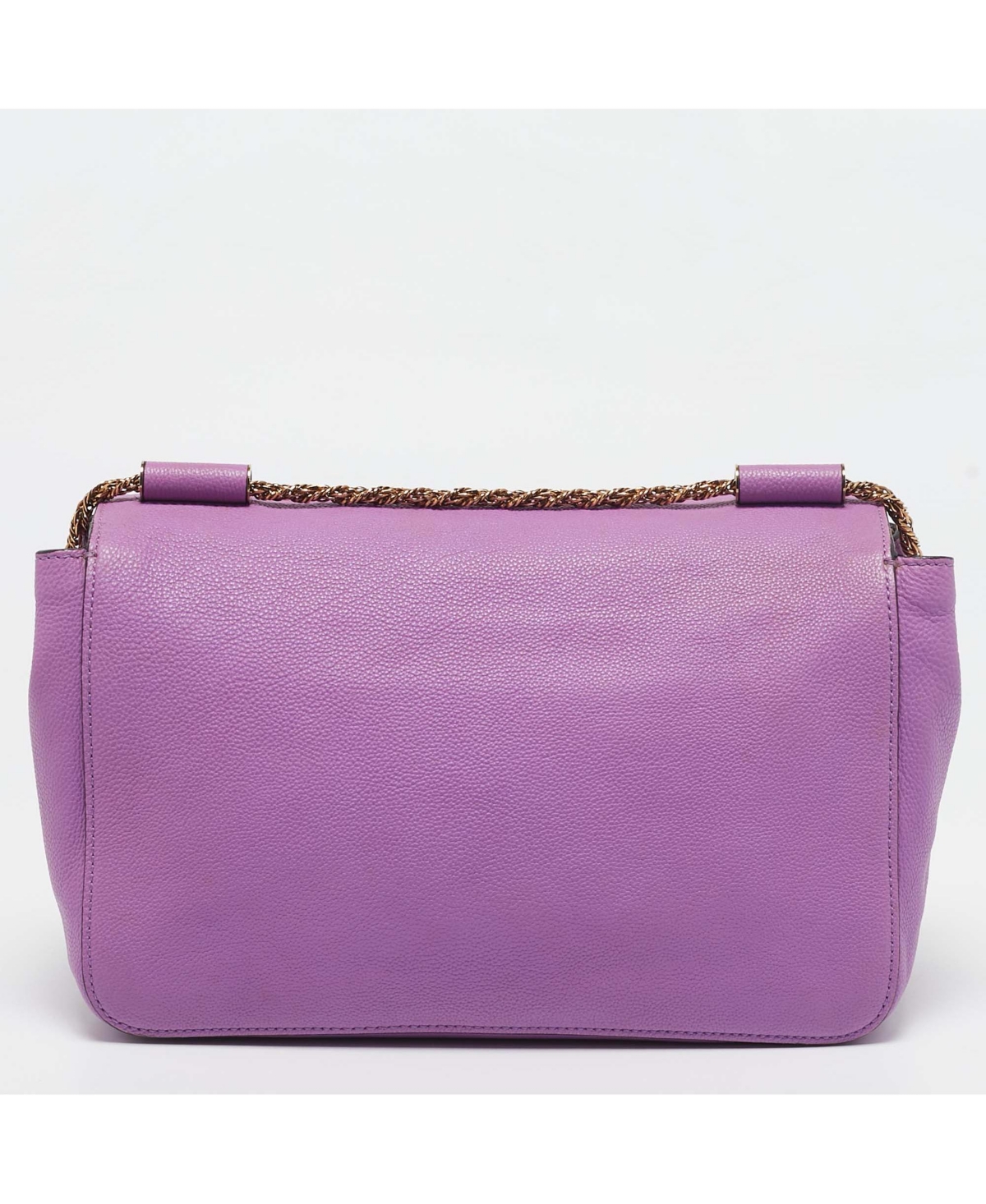 Pre-Owned Chloe women's Drew Medium Pebbled Leather Shoulder Bag