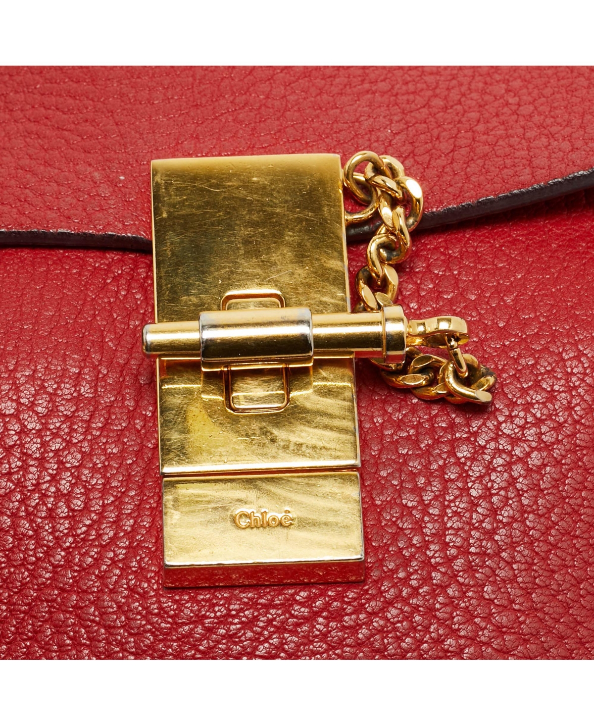 Pre-Owned Chloe Drew Small Leather Shoulder Bag
