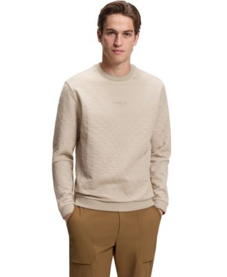 BOSS by Men's Porsche X BOSS Pasha Check Jacquard Sweatshirt