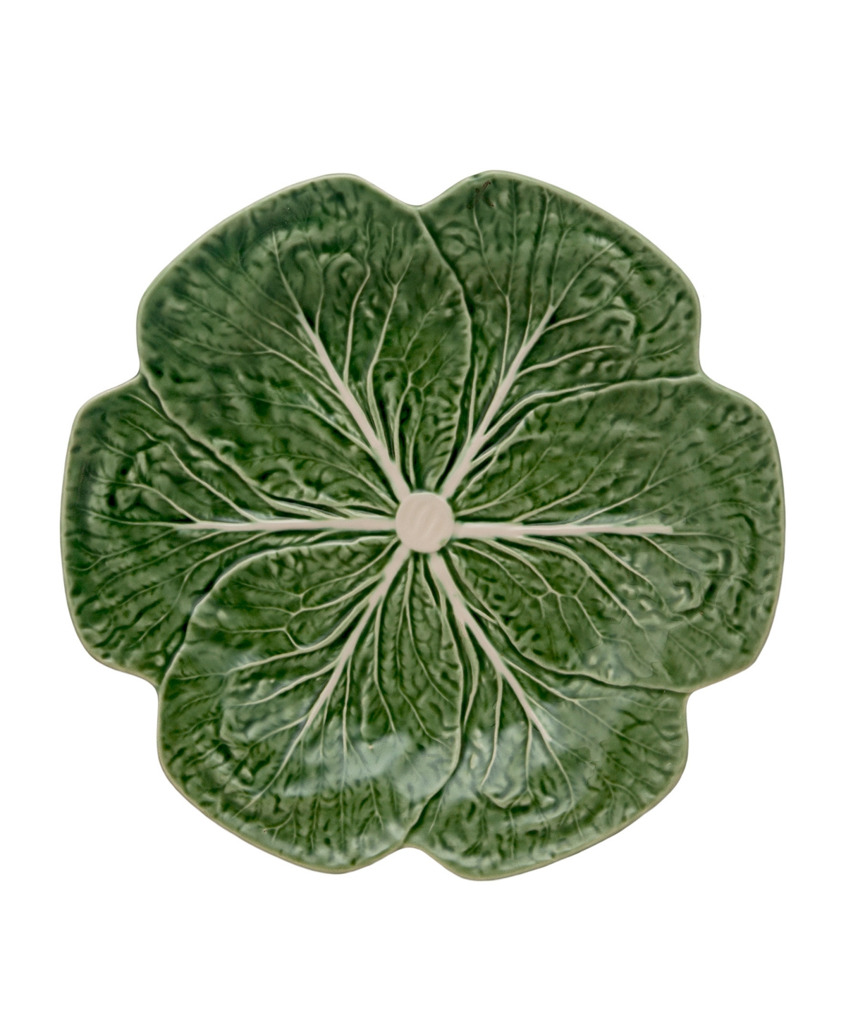 Bordallo Pinheiro Cabbage Earthenware 1.2" Dinner Plate