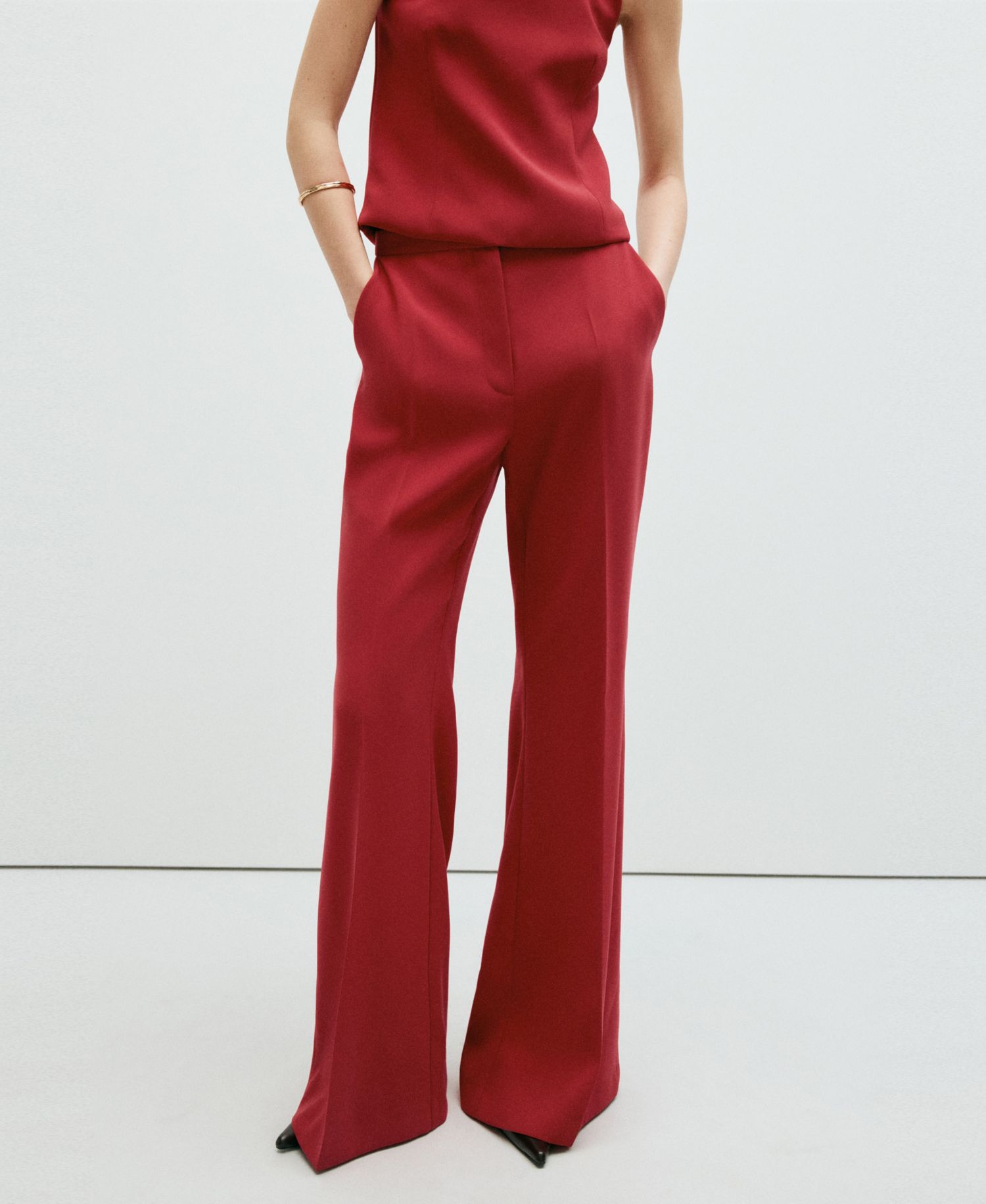 Women's High-Waist Flare Pants