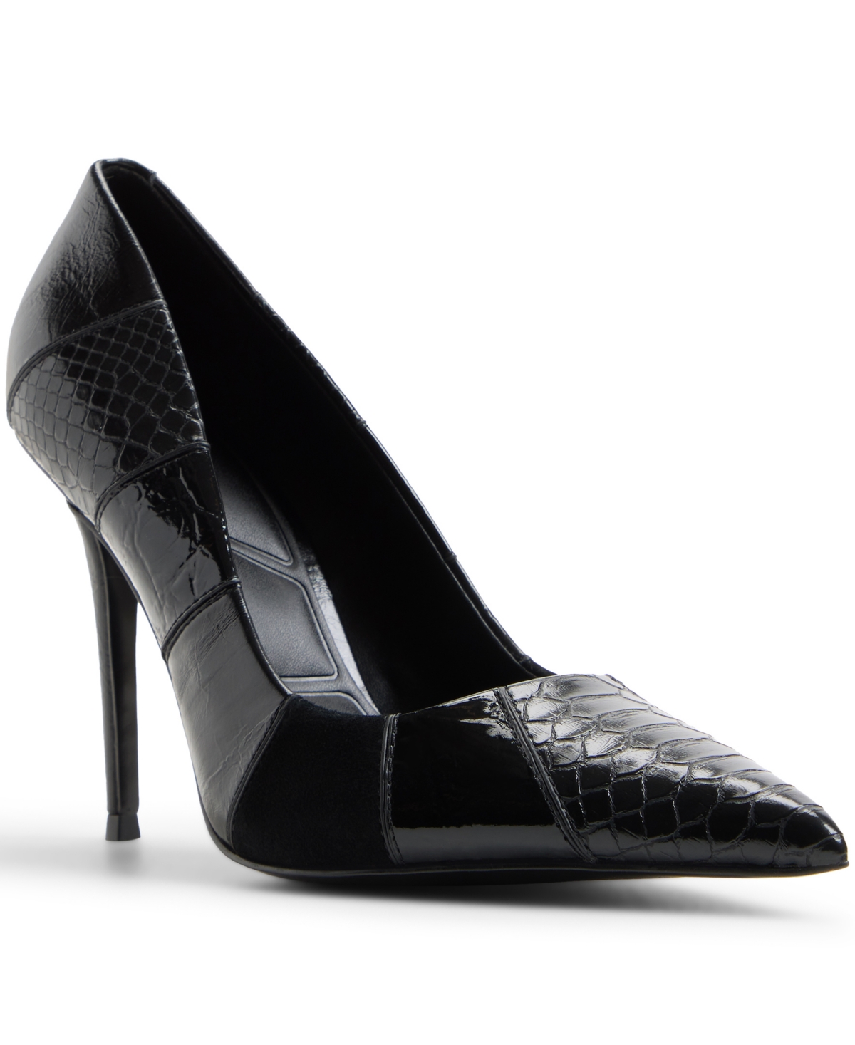 Aldo Women's Stasyamix High Heel Pumps In Black Combo