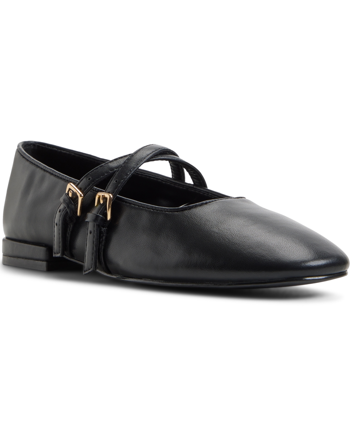 Aldo Women's Elinora Mary Jane Flats In Black Patent