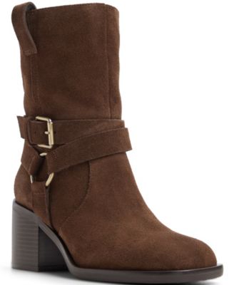 Women's Magnolya Square-Toe Block-Heel Ankle Booties