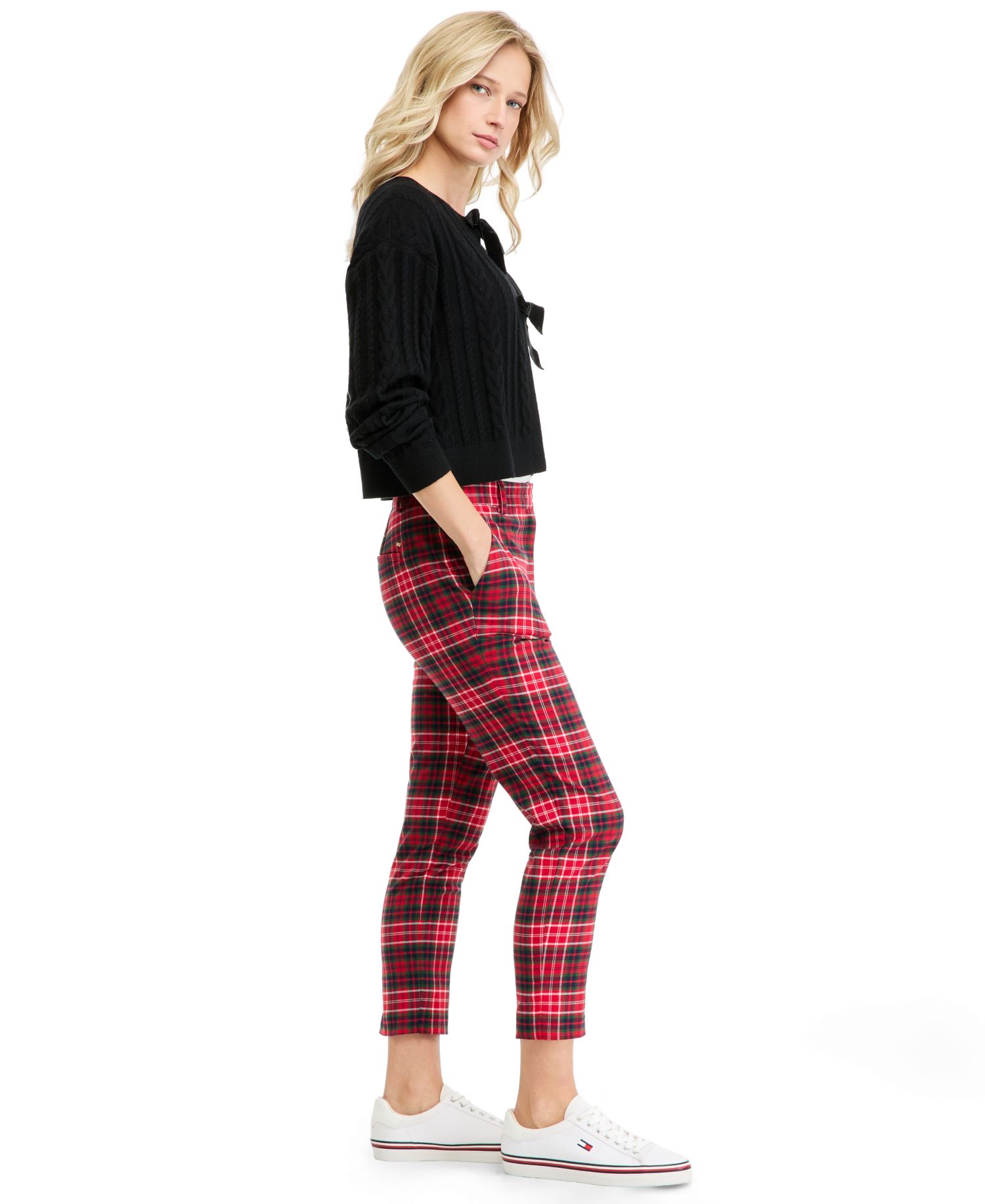Women's Flannel Tailored Straight-Leg Pants