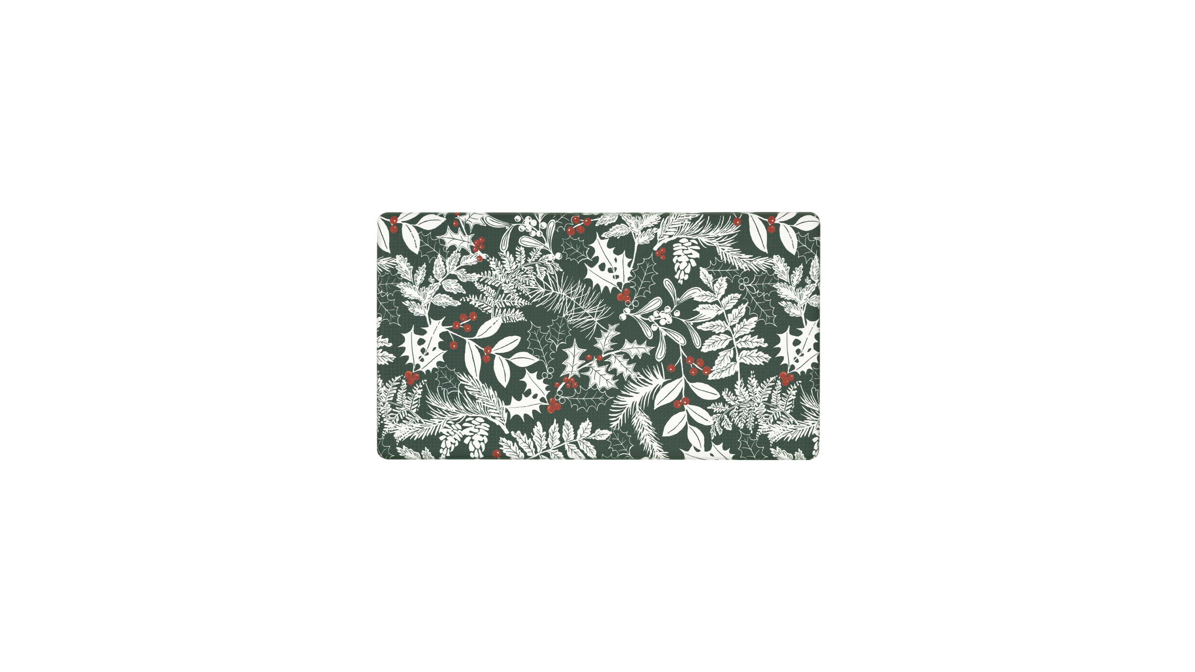Laura Ashley Christmas Hollybrook Non-Slip Kitchen Mat