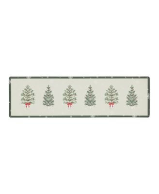 Christmas Hollybrook Non-Slip Kitchen Mat, 17.5" x 60"