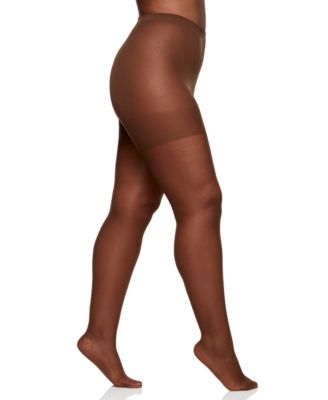 Plus Size All Day Sheer Sandal Toe Pantyhose