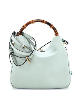 Medium Diana NM Bamboo Shoulder Bag Leather
