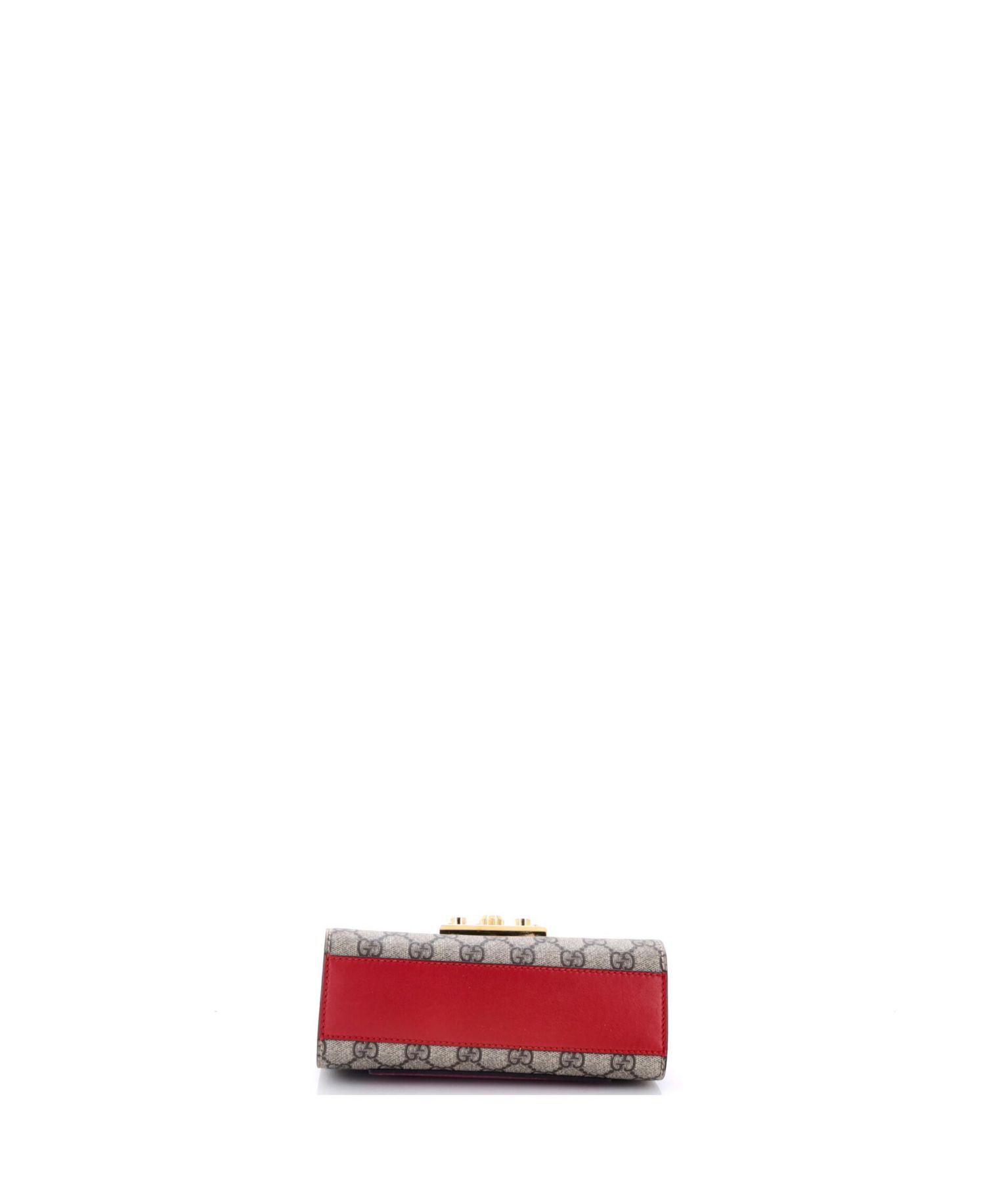 Small Padlock Shoulder Bag GG Coated Canvas and Leather