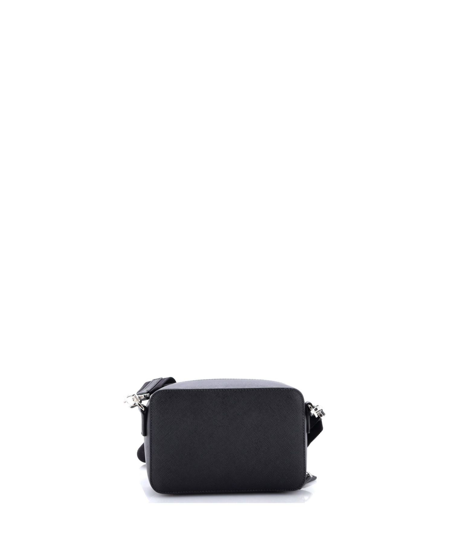 Mini Brique Camera Crossbody Bag Saffiano Leather