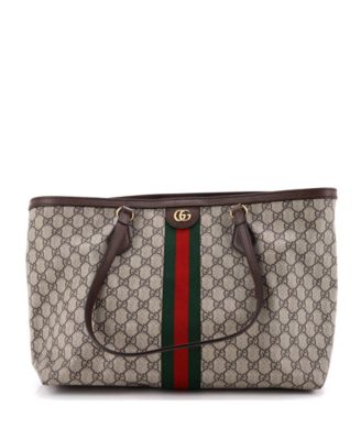 Medium Ophidia Shopping Tote GG Coated Canvas