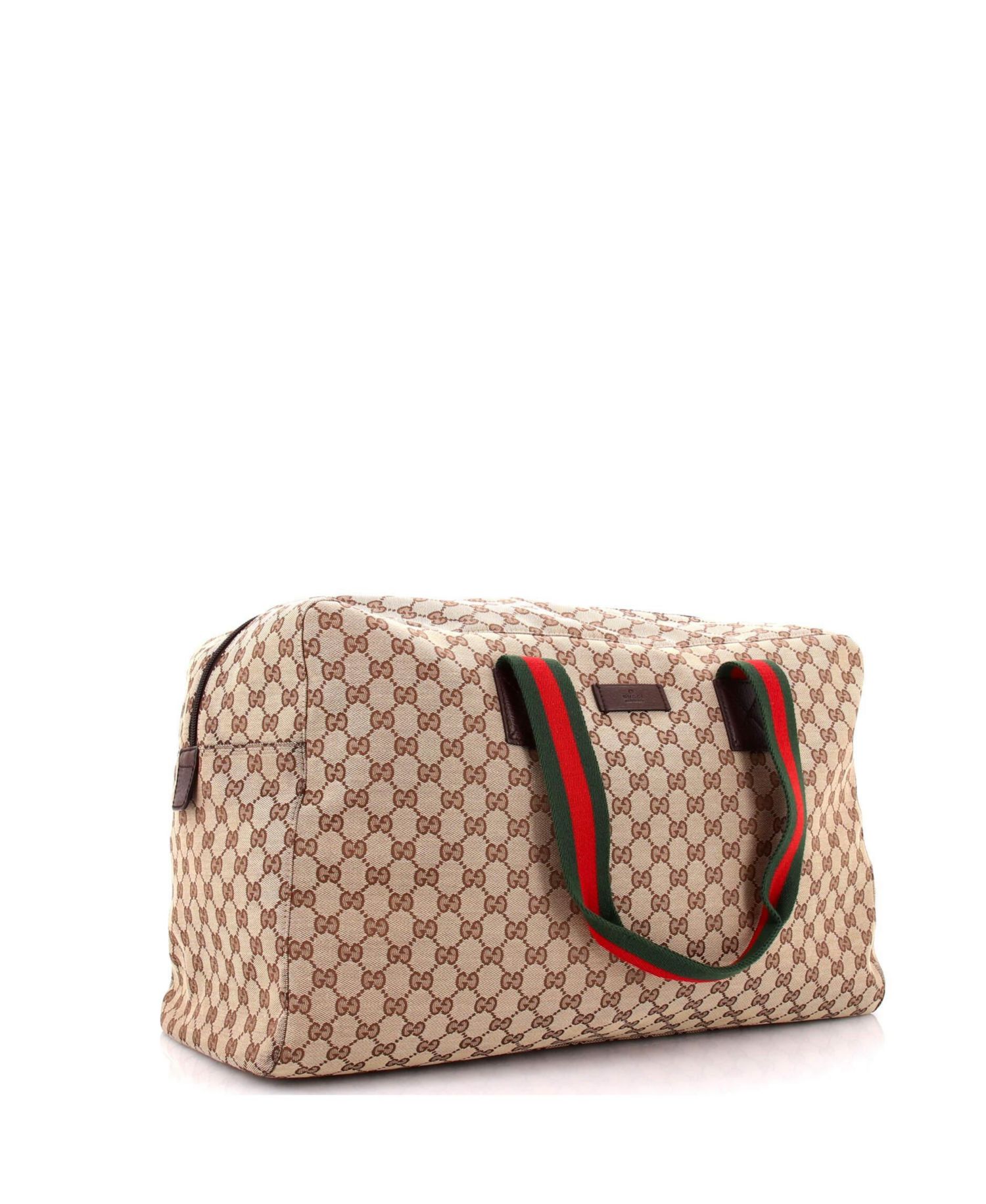 Large Web Carry On Duffle Bag GG Canvas