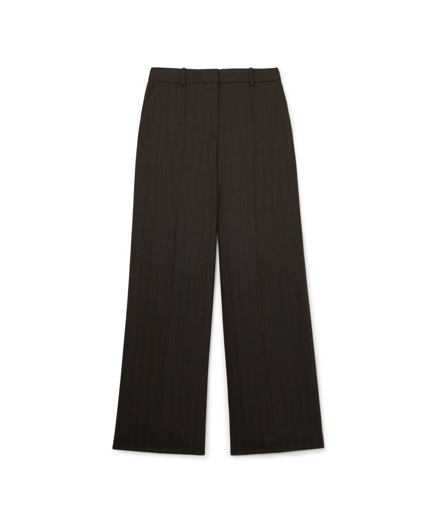 Women's Dawson Herringbone Wide-Leg Trousers