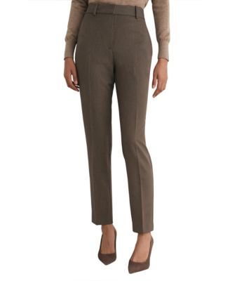 Petite Gabi Puppytooth Slim-Fit Trousers