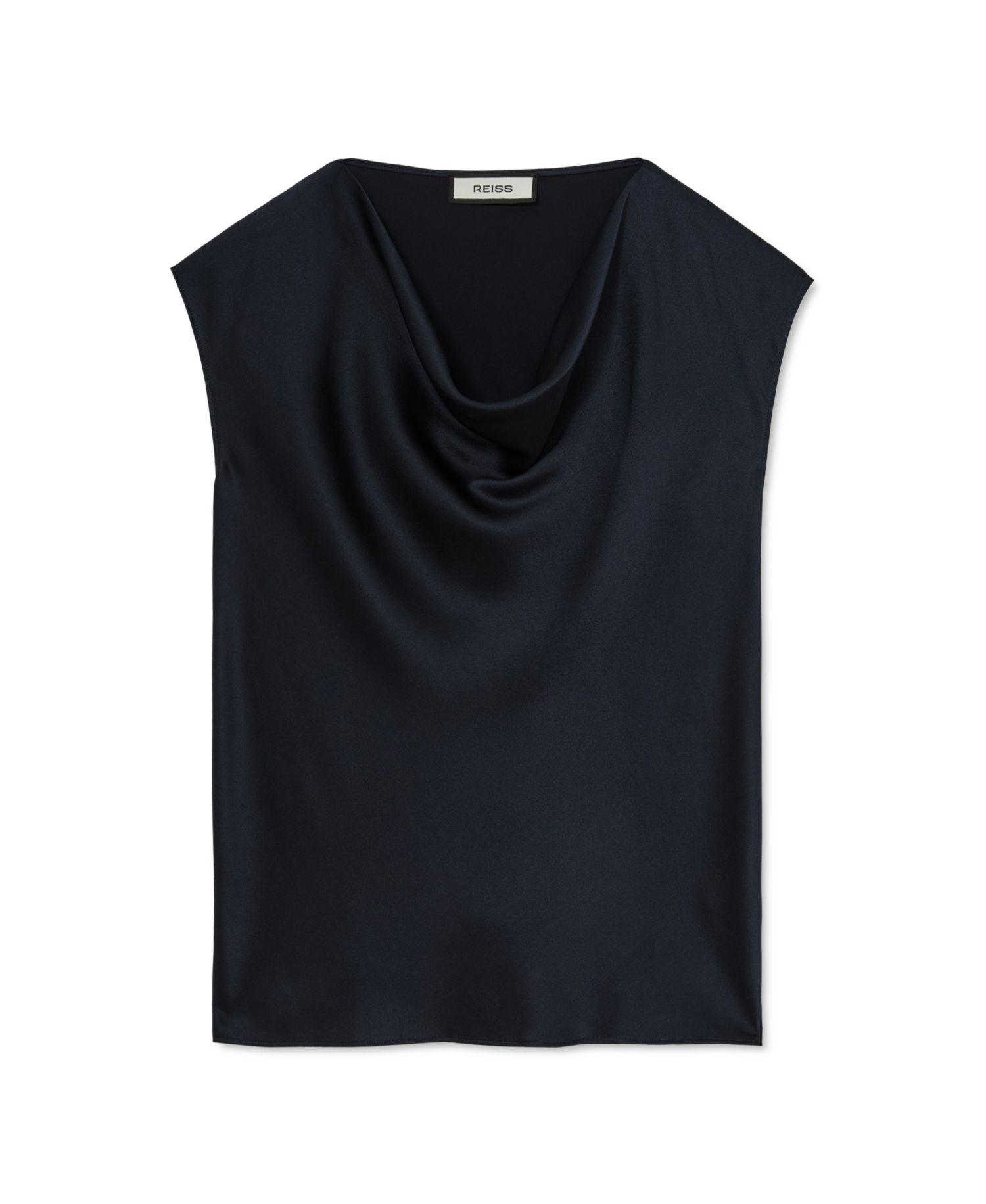 Women's Cate Silk Cowl Neck Sleeveless Top