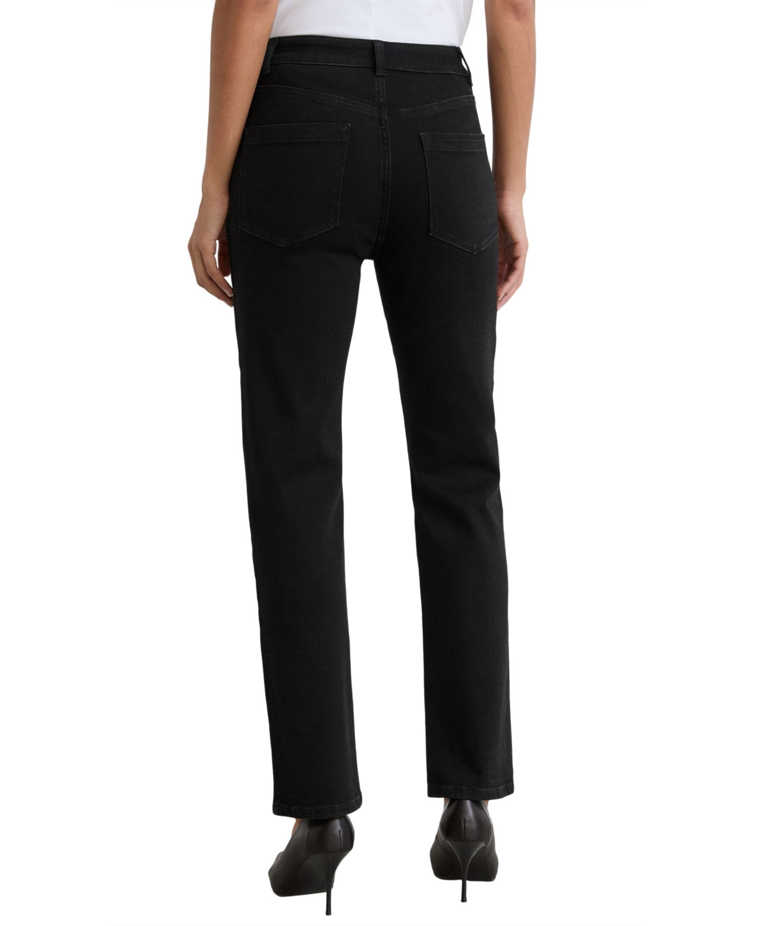 Women's Isabel Mid-Rise Slim-Leg Cotton-Blend Jeans