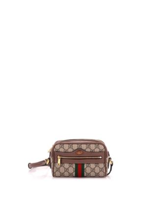 Mini Ophidia Shoulder Bag GG Coated Canvas