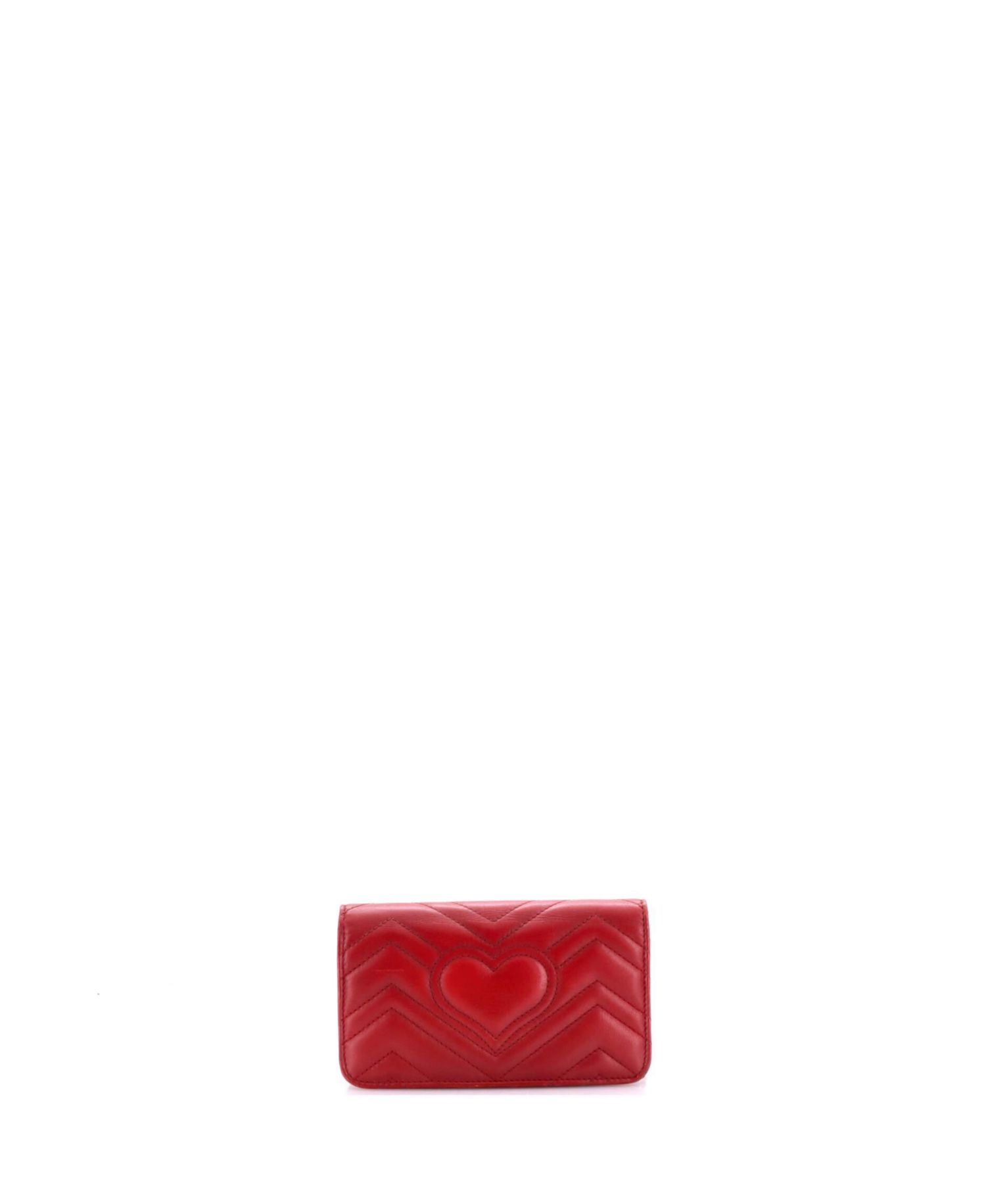 Mini GG Marmont Chain Flap Bag Matelasse Leather