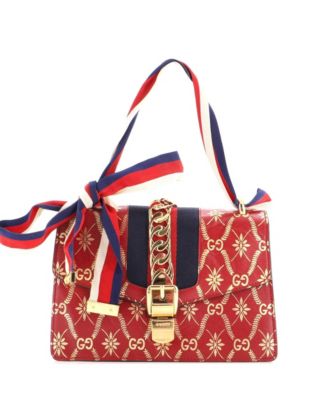 Small Sylvie Shoulder Bag Printed Leather