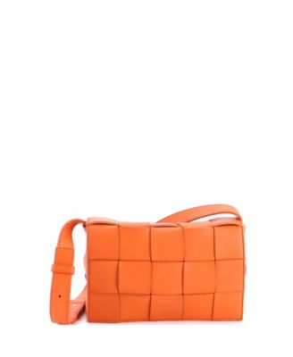 Small Cassette Crossbody Bag Maxi Intrecciato Leather