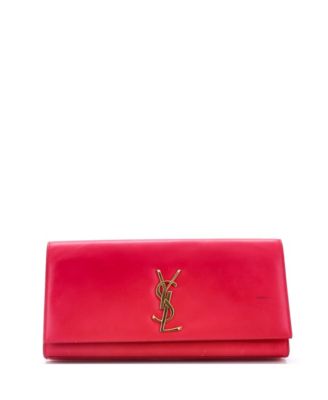 Long Classic Monogram Clutch Leather