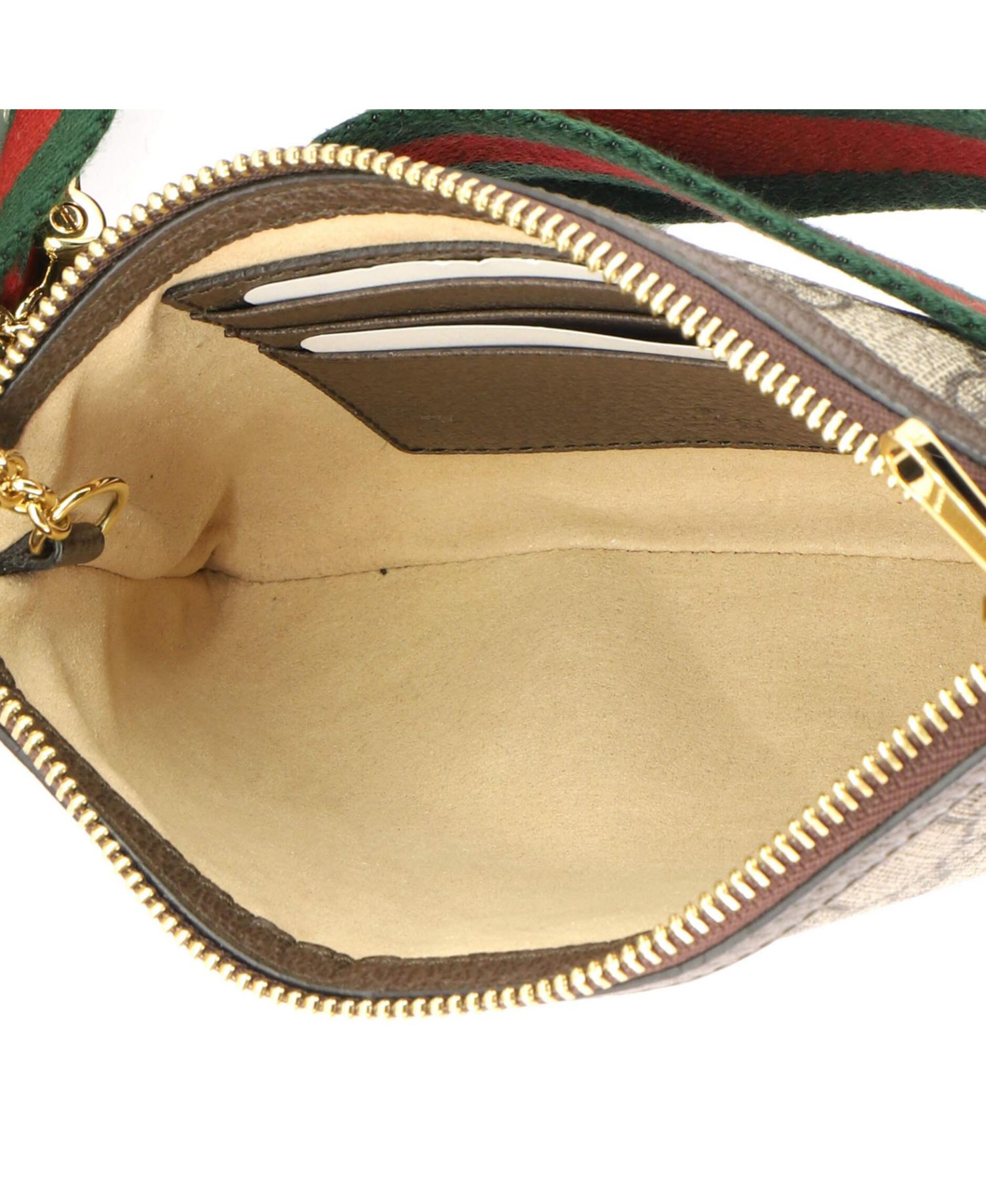 Ophidia Heart Utility Double Belt Bag GG Coated Canvas