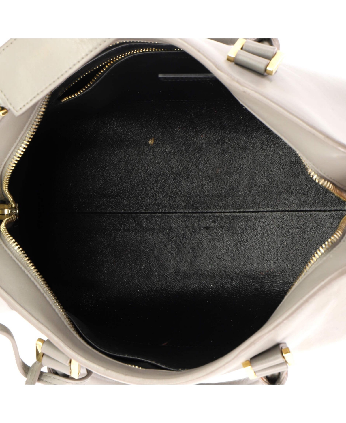 Pre-Owned Saint Laurent Baby Monogram Cabas Leather