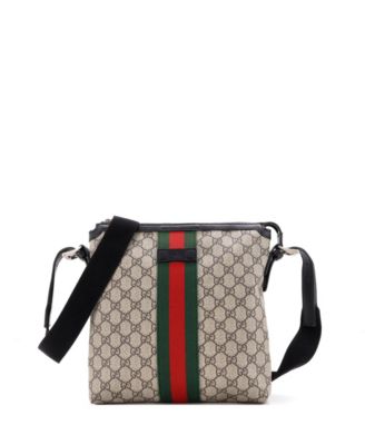 Medium Web Messenger Bag GG Coated Canvas