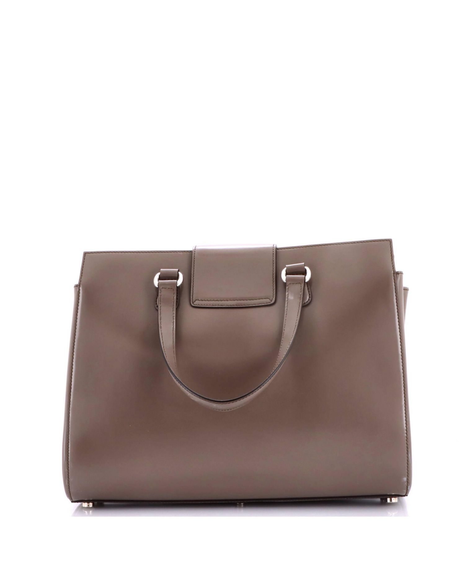 Medium Lady Lock Tote Leather