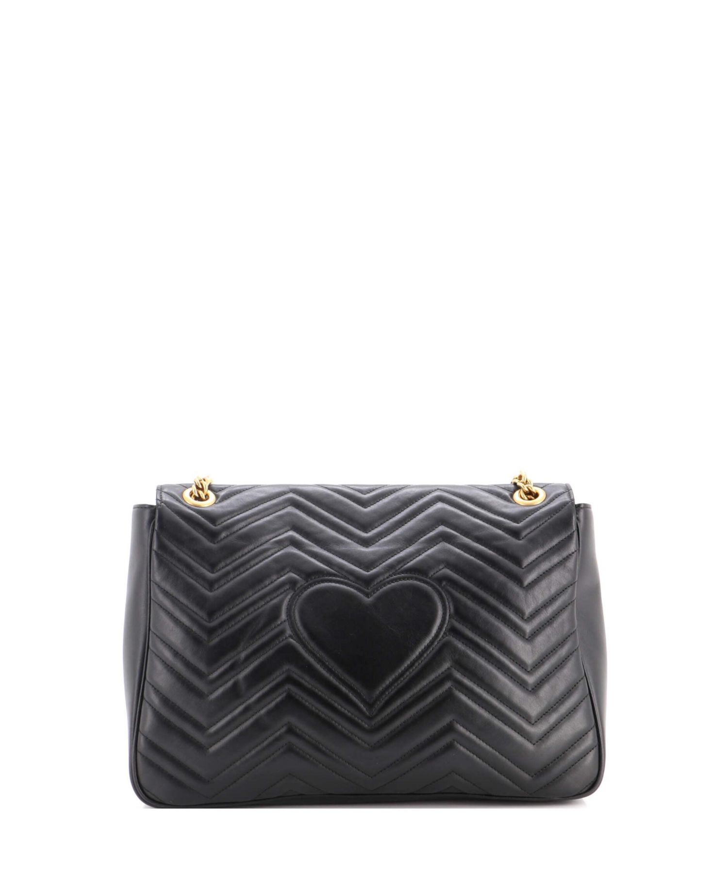 Large GG Marmont Flap Bag Matelasse Leather