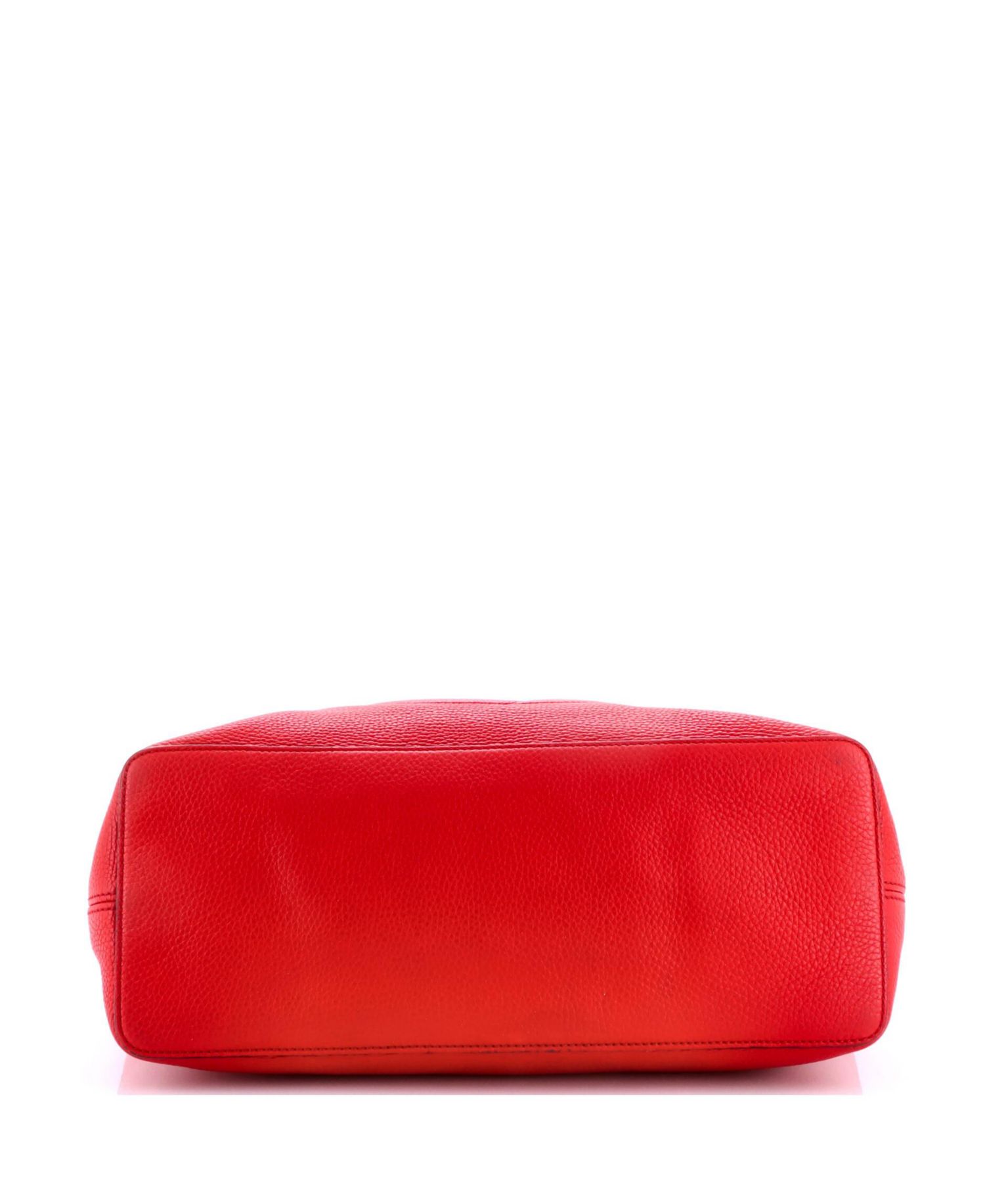 Large Soho Convertible Hobo Leather
