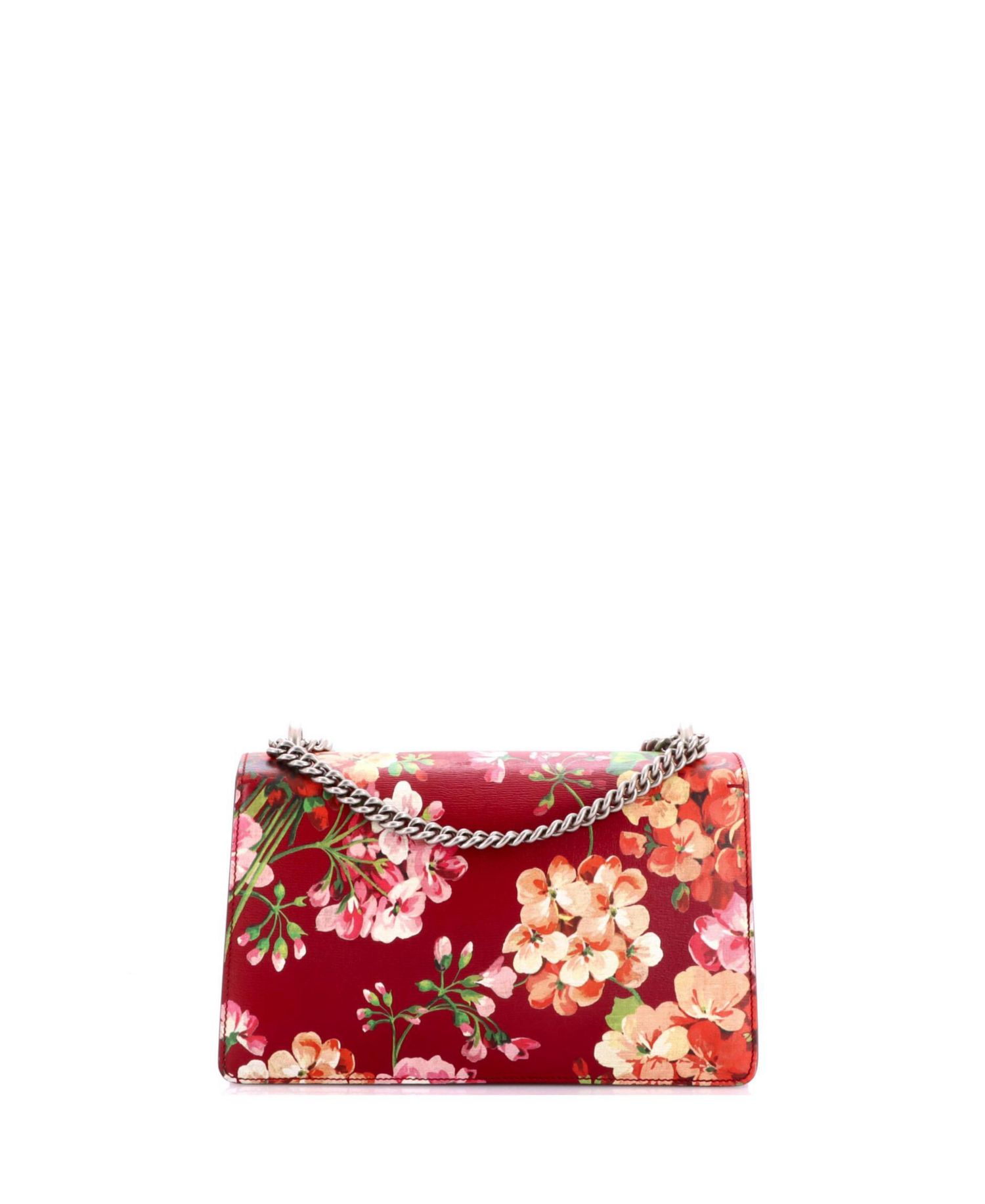 Small Dionysus Bag Blooms Print Leather
