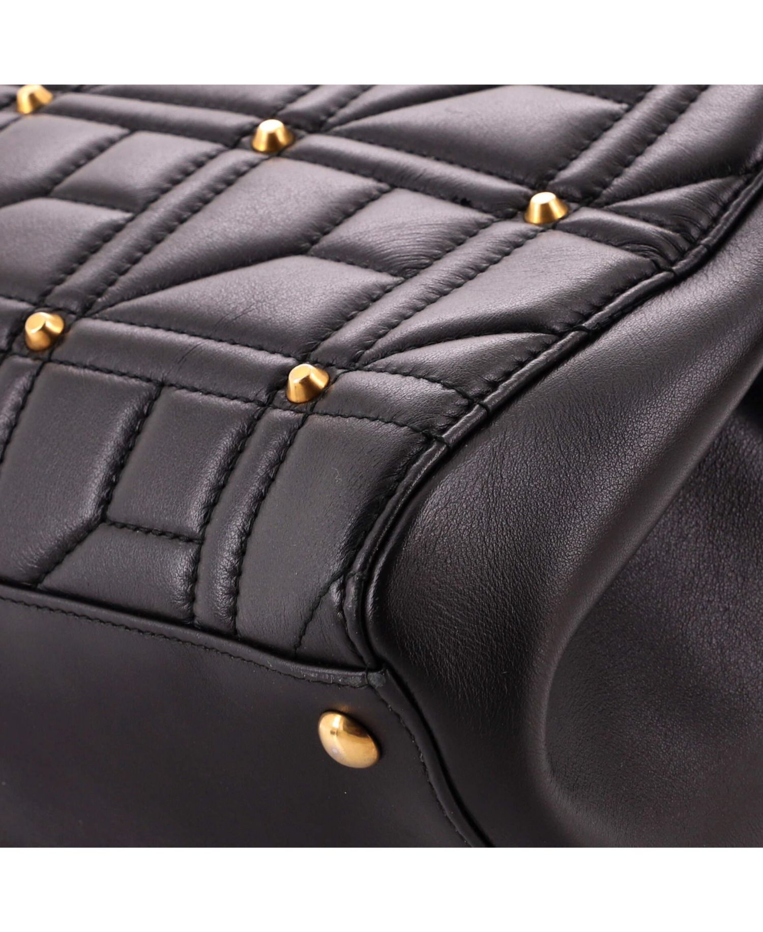 Medium GG Marmont Tote Studded Matelasse Leather