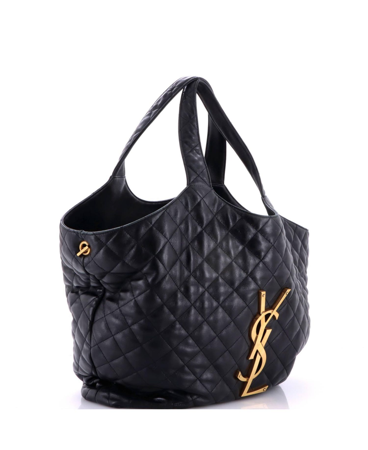 Maxi Icare Shopping Tote Quilted Leather