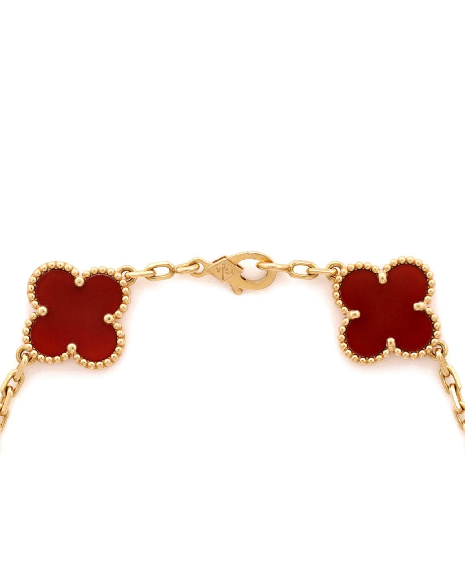 Pre-Owned Van Cleef and Arpels Pre-Owned Van Cleef and Arpels Vintage Alhambra 5 Motifs Bracelet