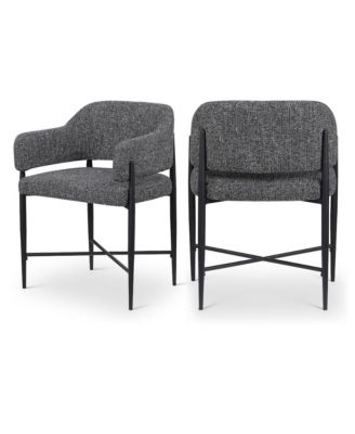 Dame Fabric Upholstered Dining Chair, Set of 2