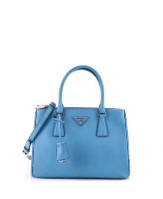 Small Galleria Double Zip Tote Saffiano Leather