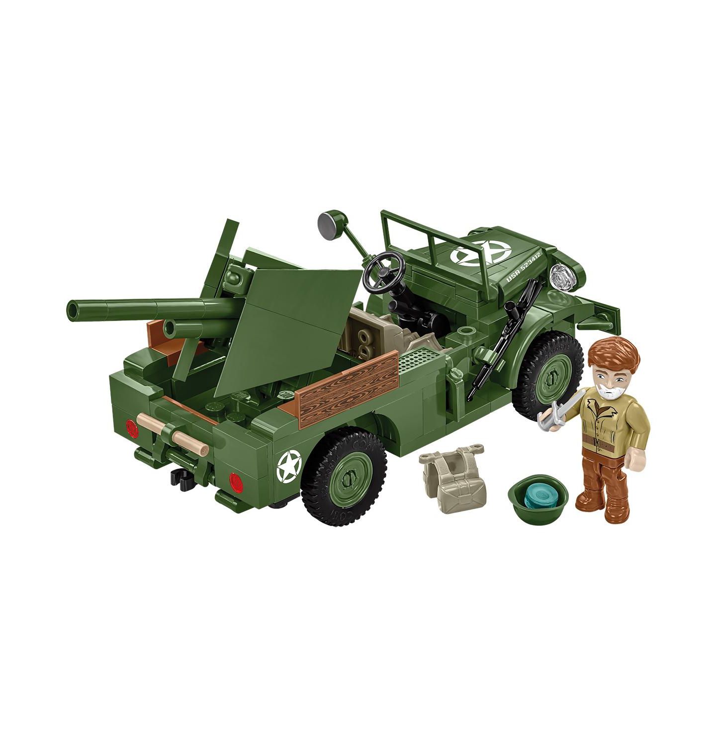 Детские конструкторы COBI Historical Collection Wwii 37mm GMC M6 Fargo Armored Vehicle, 230 pieces — фото 3