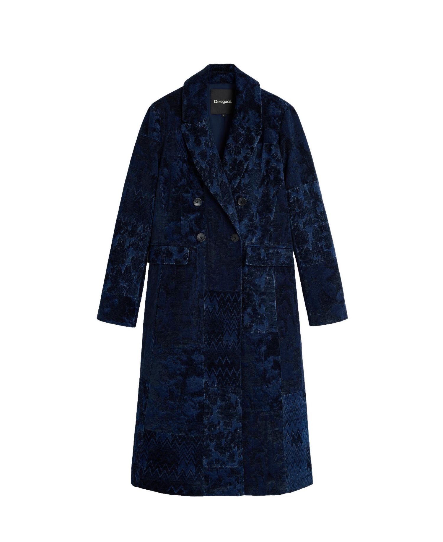 Women's Straight jacquard coat