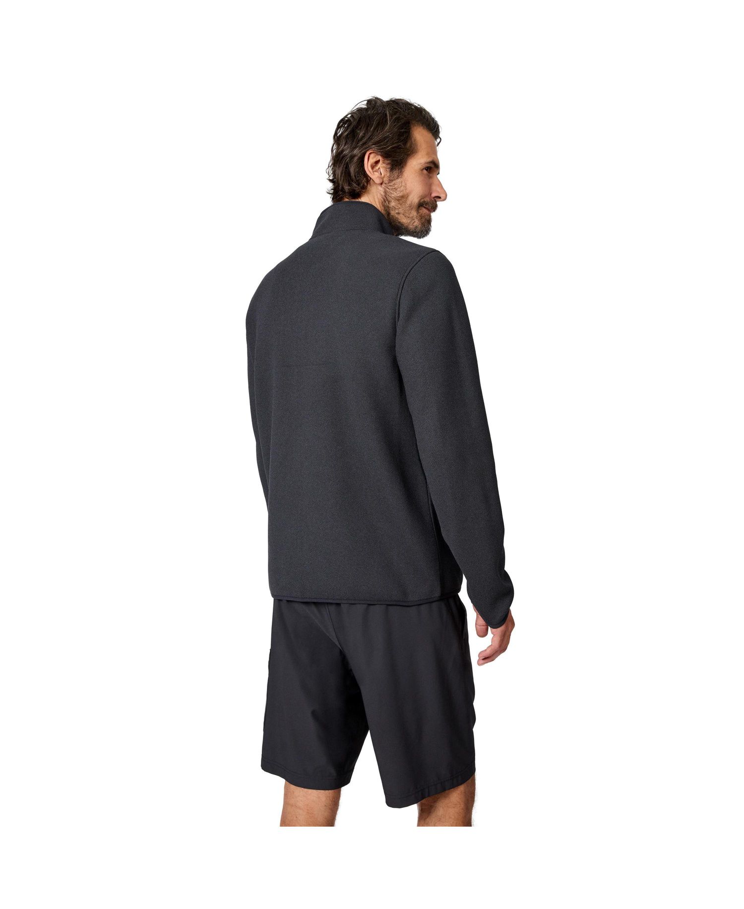 Men's Cliffside Pique Fleece Lightweight Stand Collar Jacket