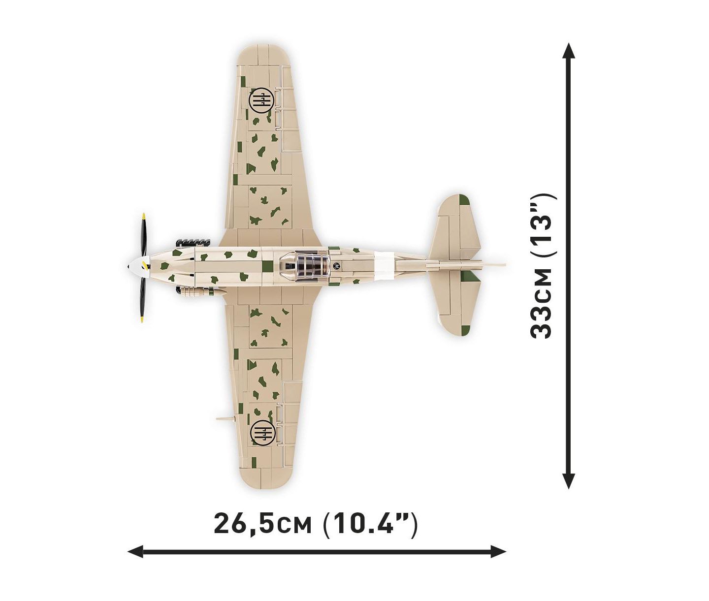 Детский конструктор COBI Wwii Macchi MC.202 Folgore 404-Piece Building Set, Ages 7+ — фото 4